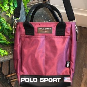 Ralph Lauren POLO SPORT  Crossbody Purse Athletic bag VTG